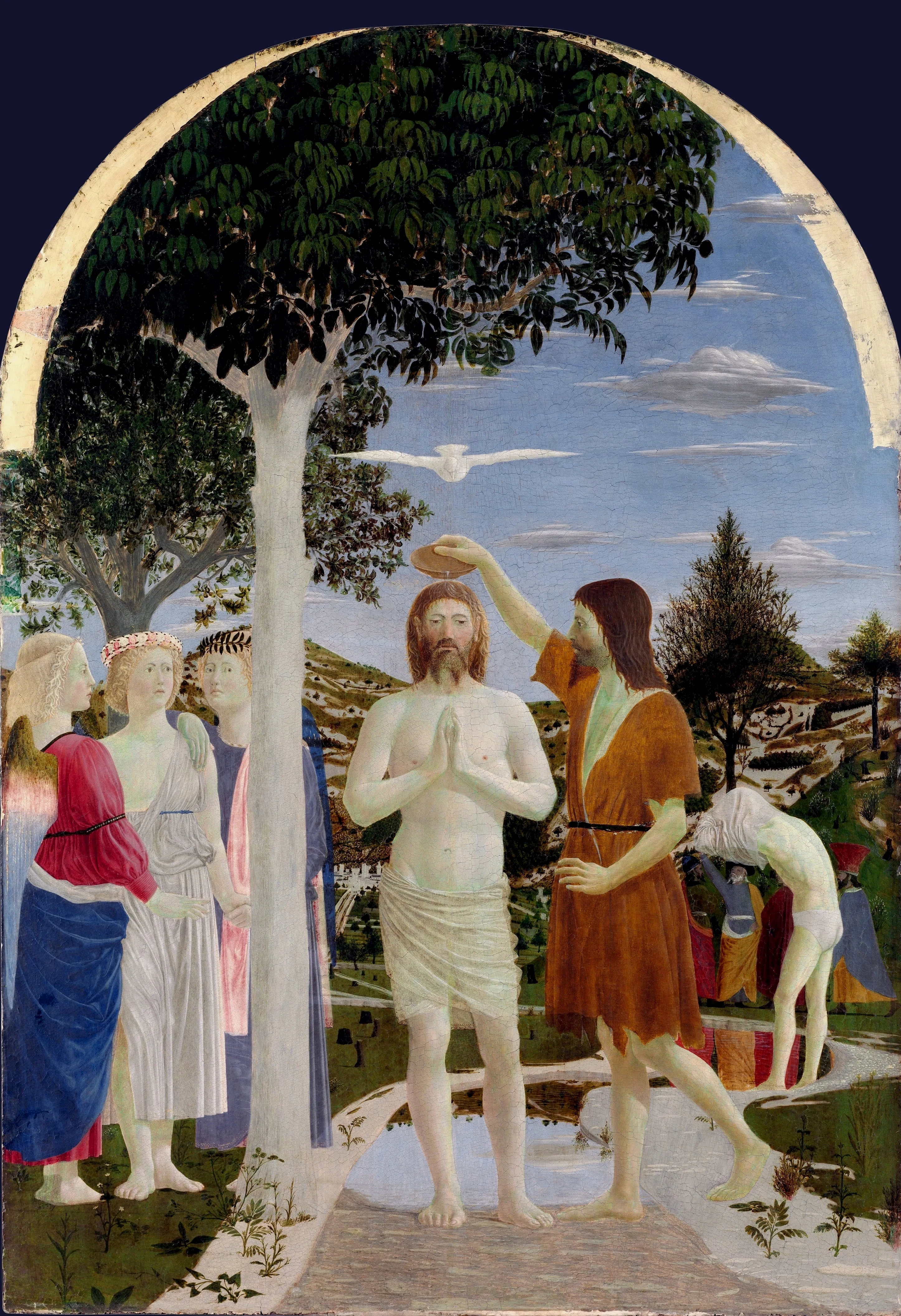 battesimo di Gesù da parte di Giovanni il Battista.